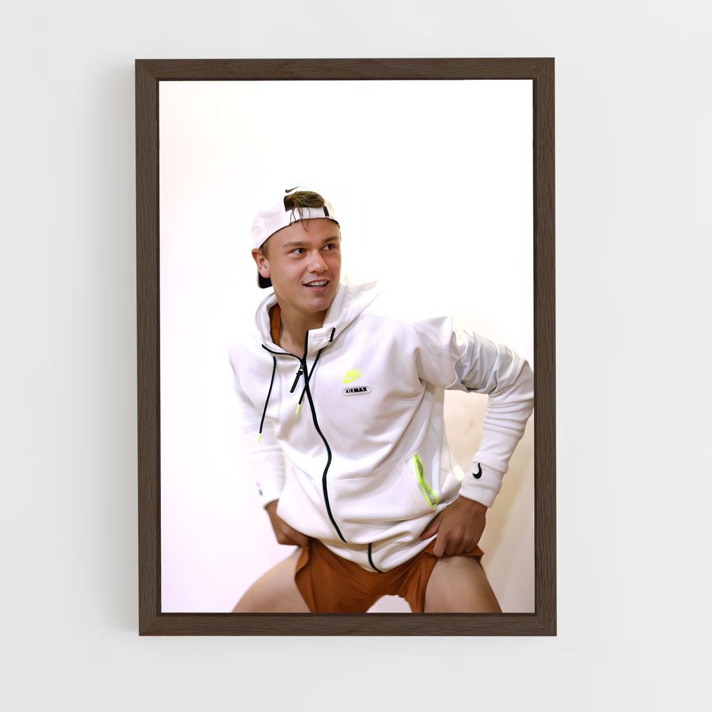 Poster Holger rune – affiche Tennis (vue 5)